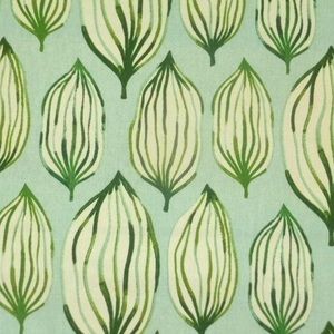 Tropical Leaf Verte Cotton Floral Leaf Fabric 🍃